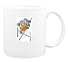 Mug with track-and-field, sport, vault, pole, rabbit, animal, vaulting