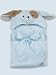 Waggles Blue Hooded Terry Puppy Towel