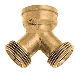 Wassertechnik 571339 Messing Y-Verteilerst&iquest;ck 1,9 cm (0,75 Zoll)