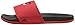 adidas Men's Adilette Team, Vivid Red/Black/Red, 13