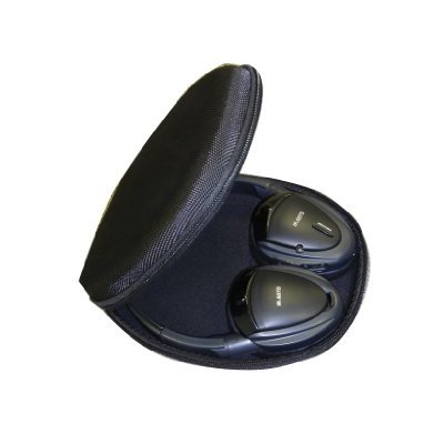 Farenheit HP-12S Dual Channel Infrared Wireless Headphones with Swivel Ear Pads and Auto Level Control