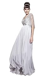 Chiffon/Taffeta/Tulle Crystal Applique Lace Crystals Beaded Quinceanera Dress 