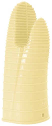 Orka 11-Inch Silicone Oven Mitt, Vanilla