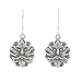 Green Man Dangle Earrings in Sterling Silver, #8038