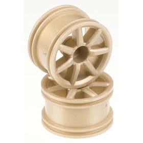 21302 18R Spoked Wheel Gold (2) from Associated Electric Car Kits