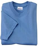 Hanes Beefy-T - Born To Be Worn 100% Cotton T-ShirtCarolina Blue-XL