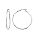 Karat Platinum 35mm Hoop Earrings