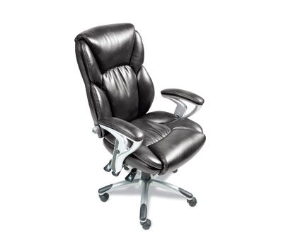 Serta Leather Multifunction Managers Chair, Black 2996