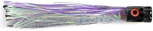 Billy Baits Mag Turbo Whistler Lure, 6-Inch, 1-Ounce, Purple/Black/Pearl