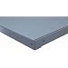 Lyon BB27701 Solid 12 Gauge Steel Square Edge Bench Top, 72" Width x 34" Depth, Wedgewood Blue