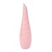 EXP Handmade Terracotta Raspberry Pink Vase with Beige Stripes