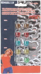 Velleman BL/AFUM 7.5-30A Mini Car Fuse Set 10 Pcs.