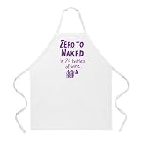 L.A. Imprints 2102 Zero to Naked - Wine Apron