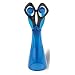 Koziol Design Edward Scissors Whimsical Scissor holder, Blue