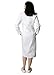 Adar Universal Double Embroidered Collar Scrub Dress