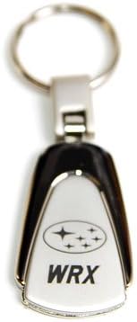 Subaru Impreza WRX Chrome Teardrop Keychain Tear Drop Key Fob Ring Official Licensed