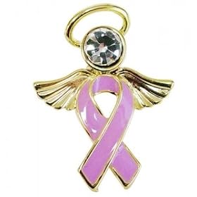 Click here to buy Breast Cancer Awareness Angel Tac Pin by Gifts by Lulee Pink Ribbon.