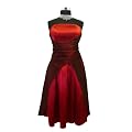 JuJu & Christine Kurzes Satin Abendkleid Cocktailkleid 2030 Damen vers. Farben Gr. 34 - 54