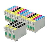 TO807 Hornsea value pack, 15pk of Epson compatible ink cartridges, 2 Full sets + 3 extra black, 801-806..... also for R265, R285, R360, RX560, RX585, RX685, P50 PX650 PX700W PX710W PX800FW PX810FW New latest chip high capacity ink cartridges.