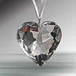 Crystal Hanging Feng Shui Heart #841