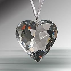 Crystal Hanging Feng Shui Heart #841
