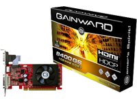 Gainward  NVIDIA GeForce 8400GS Grafikkarte (PCI-e, 1GB GDDR3 Speicher, HDMI, DVI, 1 GPU) Preisvergleich