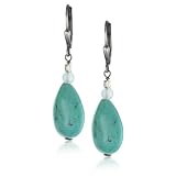Wasabi by Jill Pearson Hara Turquoise Pear Ear