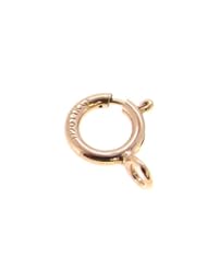 Home: 5 pcs 14k Rose Gold Filled Round Trigger Spring Ring Clasp 5mm / Connector / Findings / Rose Gold - Dreambell