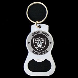 NFL Bottle Opener Key Ring - Oakland Raiders