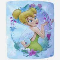 Disney Tinkerbell Tinker Bell Fleece Blanket Throw