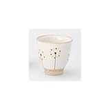 【波佐見焼 湯呑】 点花 コップ小赤 5個組