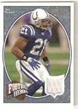 2008 Upper Deck Heroes Jerseys Blue Parallel #20 Bob Sanders/125 - Indianapolis Colts (Piece of Authentic Game Worn Jersey - Serial #d)(Football Cards)
