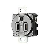 明工社 UL・CSA 輸出機器用 接地埋込コンセント 15A 125V ME2867