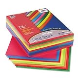 Array Card Stock, 8.5x11, 65 Lbs, Assorted Lively Colors, 250 Sheets/Pack PAC101199