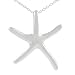 Sterling Silver Medium Plain Star Fish