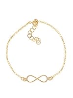 Silver One Pulseras Infinito Oro