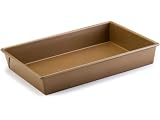 Paula Deen 13-inch x 9-inch aluminized steel pan, Champagne