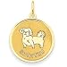 shih_tzu6shih tzu - 14k Shih Tzu Disc Charm