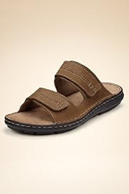 Blue Harbour Waxed Leather Stain Defence™ 2 Strap Sandals