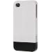 i-Blason i-Lux Glider Slider Case for Apple iPhone 4 and 4S (AT&T, Sprint, & Verizon compatible) with Bonus Screen Protector (White/Black)