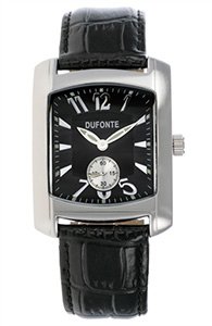 Lucien Piccard Men's Dufonte Leather Watch 83029bk
