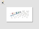 318q5MHxuPL. SL160  FARM ANIMALS   K LINE O SCALE MODEL TRAIN FIGURES K 4175