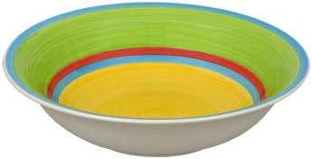 Royal Norfolk Summer Stripe Stoneware 2016 (4 Pack) (Festive Yellow Bowls)