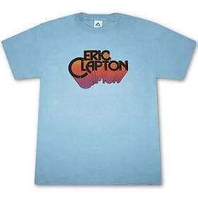 Buy Eric Clapton Retro Blue Tee Shirt made by WEA now!