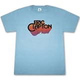 Buy Eric Clapton Retro Blue Tee Shirt by WEA