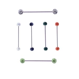 Kadima Body Piercing Jewelry Lot of 6 14G 1/2