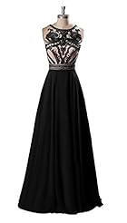 Crystal Chiffon Evening Dress/Bridesmaid Dress/Prom Dress/Party Dress 