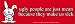 Happy Bunny - Ugly People Are Just Mean Because They Make Us Sick - Bumper Sticker
