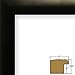 Craig Frames 1WB3BK 13 by 19-Inch Picture Frame 4-Piece Set, Smooth Finish, 1-Inch Wide, Black