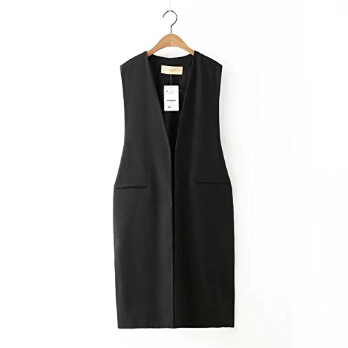 office mushroom ジレ レディース ロング ベスト ノースリーブ きれいめ